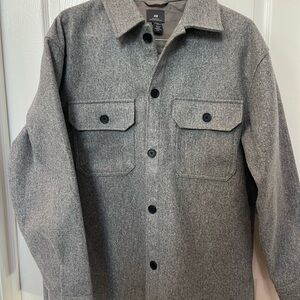 H&M Men's Charcoal Shirt Jacket